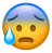 不安な顔